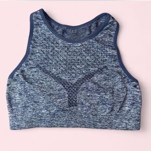 Aerie Blue Heathered Sports Bra